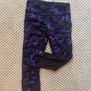 Lululemon Fast and Free cropped run tights size 4